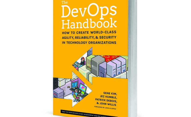 The DevOps Handbook by G. Kim book cover